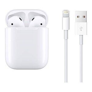 New Apple AirPods Wireless Ear Buds, BT Headphones Lightning Charging Case Inc